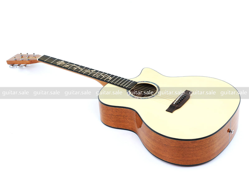 41 Inch GA Cutaway Acoustic Guitar with Gloss Finish (TY-029)
