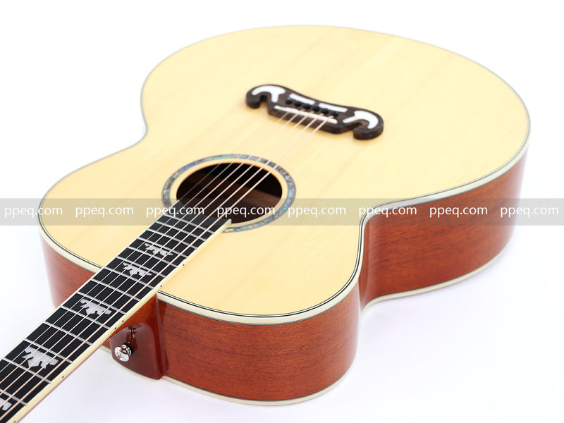 42 Inch Solid Spruce Top Glossy Finish Acoustic Guitar (JY-42N)