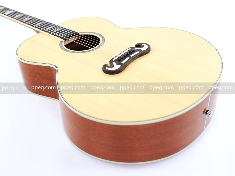 42 Inch Solid Spruce Top Glossy Finish Acoustic Guitar (JY-42N)