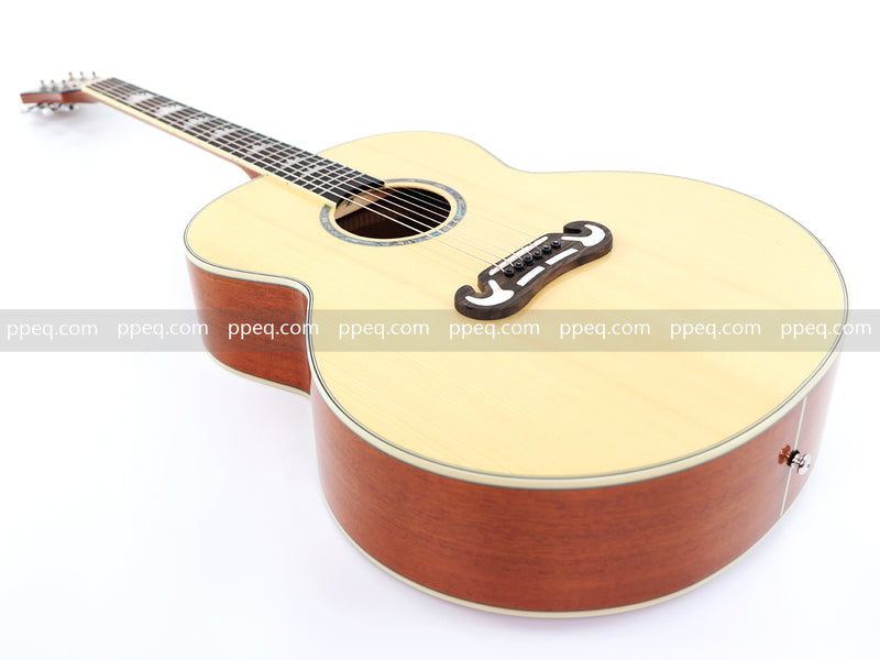 42 Inch Solid Spruce Top Glossy Finish Acoustic Guitar (JY-42N)