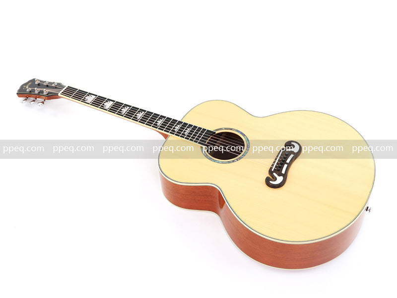 42 Inch Solid Spruce Top Glossy Finish Acoustic Guitar (JY-42N)