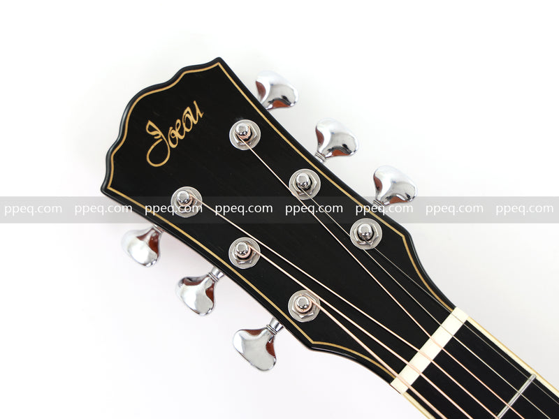 42 Inch Solid Spruce Top Glossy Finish Acoustic Guitar (JY-42N)