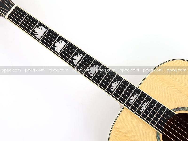 42 Inch Solid Spruce Top Glossy Finish Acoustic Guitar (JY-42N)