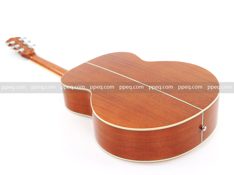 42 Inch Solid Spruce Top Glossy Finish Acoustic Guitar (JY-42N)