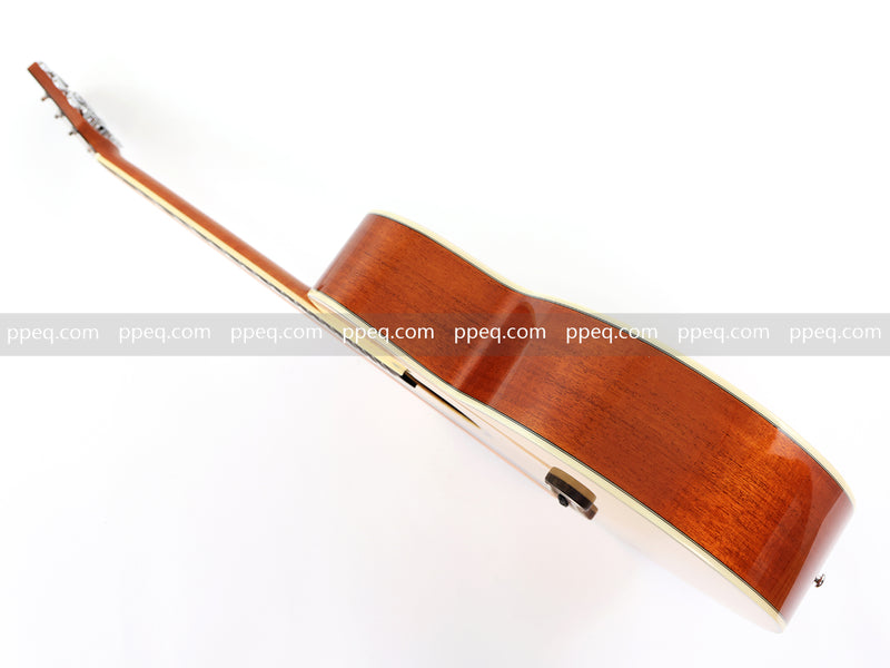 42 Inch Solid Spruce Top Glossy Finish Acoustic Guitar (JY-42N)