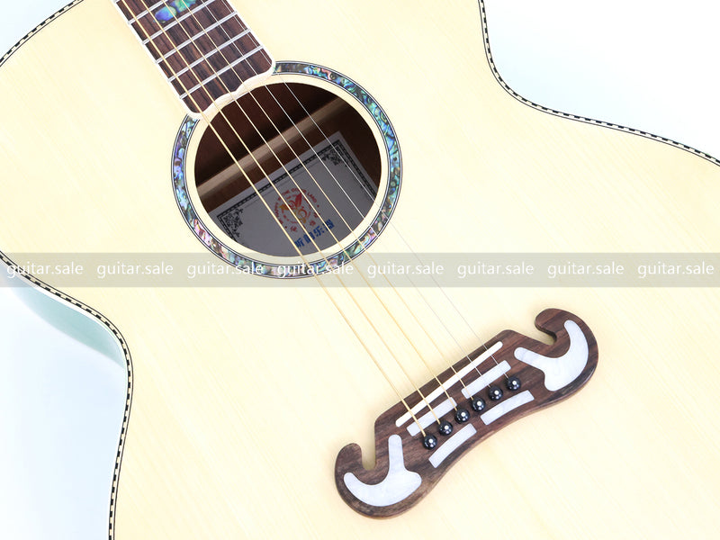 42 Inch Full Size Jumbo Solid Spruce Top Acoustic Guitar (TY-025)