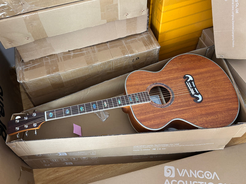 42 Inch Full Size Jumbo All Mahogany Body Acoustic Guitar (TY-024)