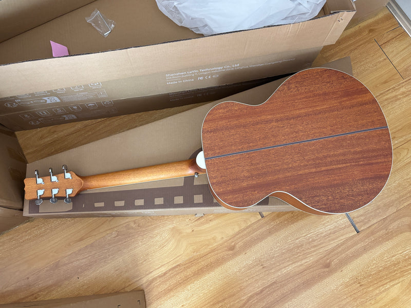 42 Inch Full Size Jumbo All Mahogany Body Acoustic Guitar (TY-024)