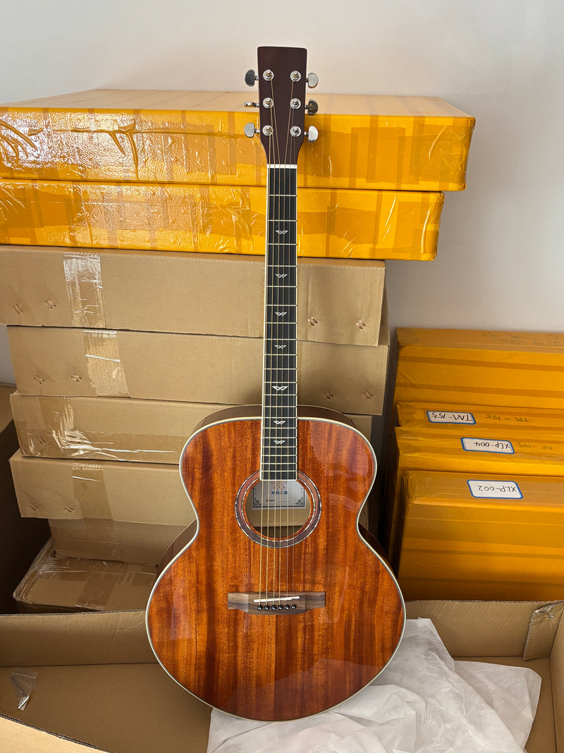 42 Inch Full Size Jumbo Solid Mahogany Top Acoustic Guitar (TY-023)