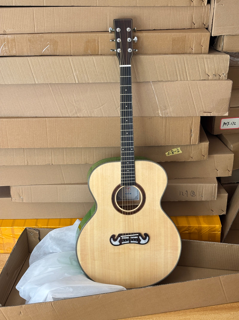 42 Inch Full Size Jumbo Solid Spruce Top Acoustic Guitar (TY-026)