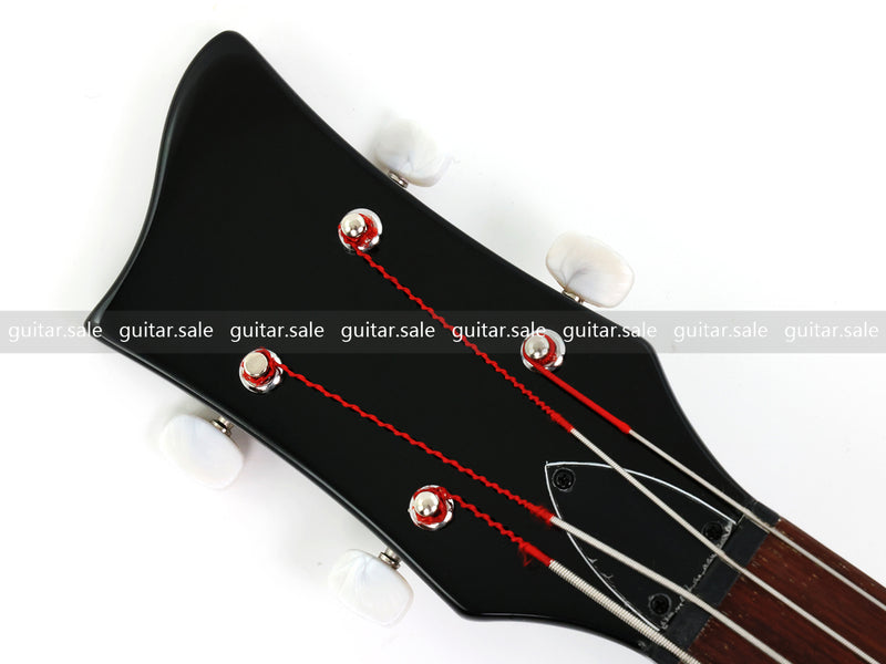 4 String 30 inch Short Scale Semi Hollow Sunburst Electric Bass Guitar(PHF-129)