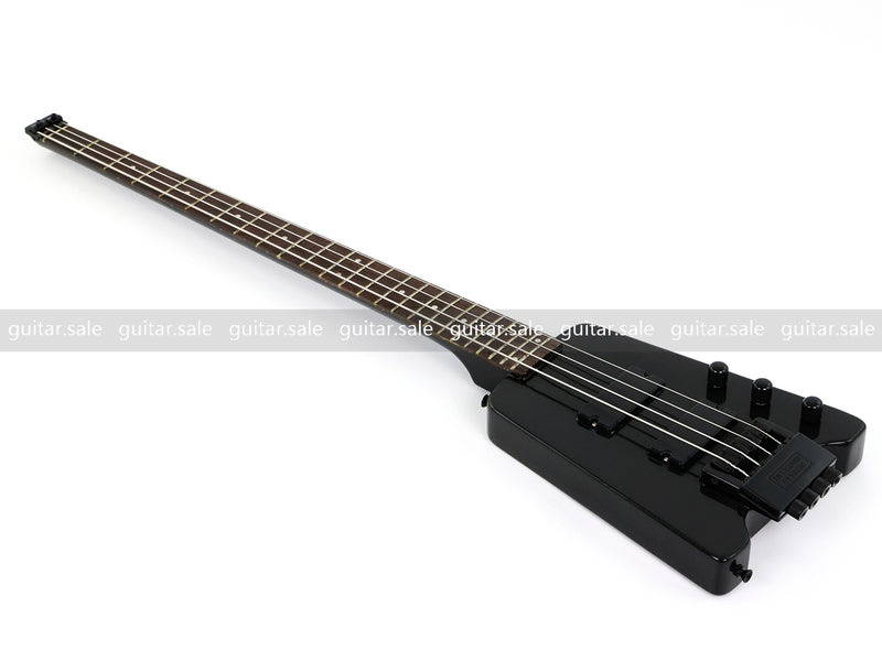 4 String Headless Electric Bass Guitar with Gloss Black Finish (GKS-079)