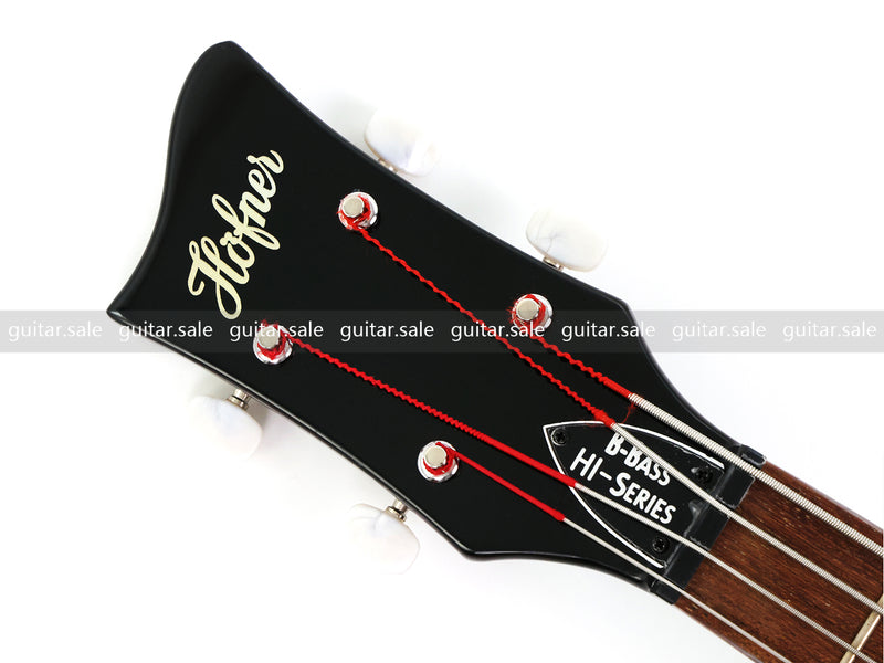 4 String Left Hand Vintage Violin-Shaped Semi Hollow Electric Bass Guitar (PNY-012)
