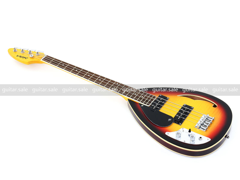 4 String Semi-Hollow Body Left-Handed Electric Bass Guitar (C1824, B Stock)