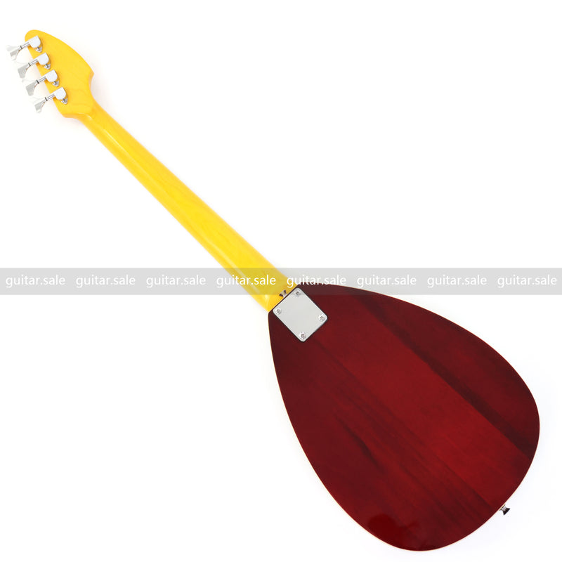 4 String Semi-Hollow Body Left-Handed Electric Bass Guitar (C1824, B Stock)