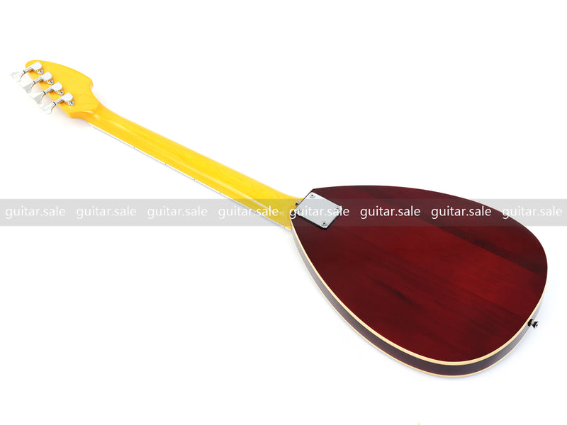 4 String Semi-Hollow Body Left-Handed Electric Bass Guitar (C1824, B Stock)
