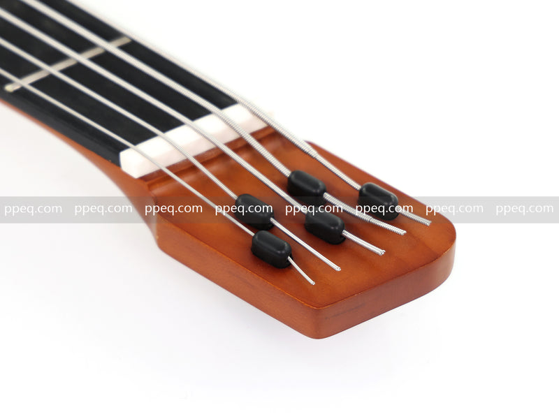 Headless 5-String Multiscale Fanned-Fret Bass Guitar with Gloss Color-Shifting Finish (LYM-299)