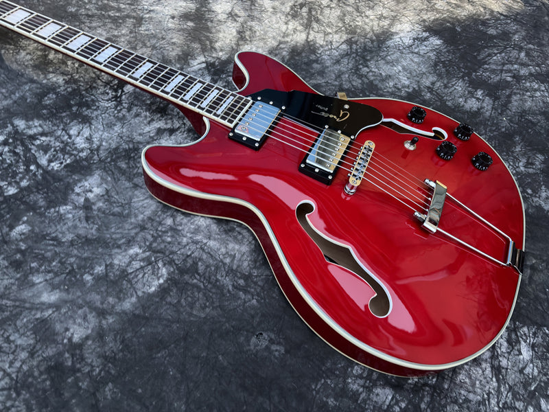 6-String ES-Style Semi-Hollow Body Electric Guitar (YMZ-072)
