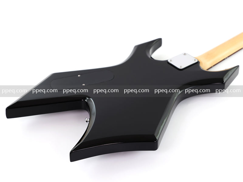 6-String Electric Guitar with Gloss Black Finish (HY-2547)
