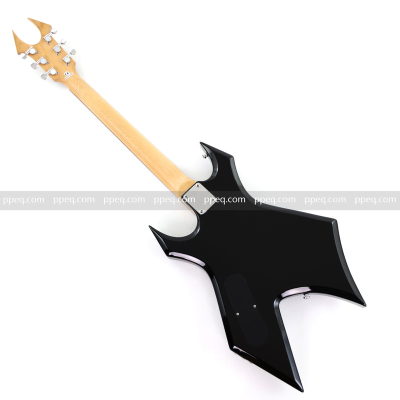 6-String Electric Guitar with Gloss Black Finish (HY-2547)
