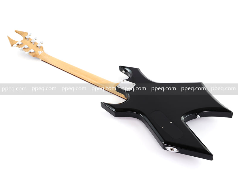 6-String Electric Guitar with Gloss Black Finish (HY-2547)