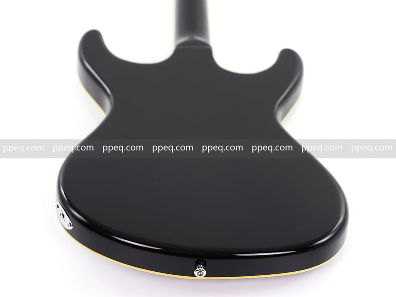 6-String Electric Guitar with Gloss Black Finish (HY-2565)