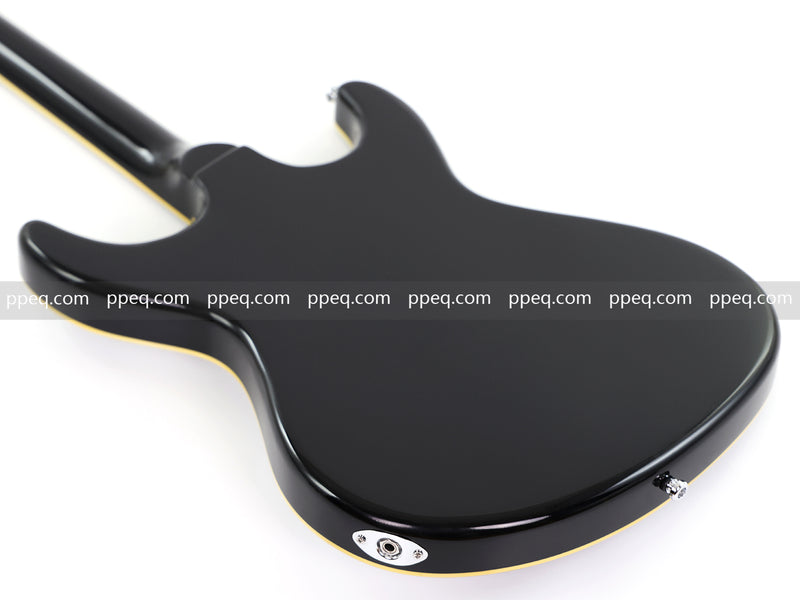 6-String Electric Guitar with Gloss Black Finish (HY-2565)