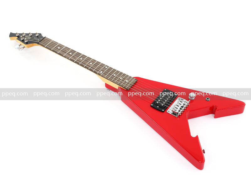 First Act Brand 6-String Electric Guitar with Gloss Bright Red Finish (FA-300)