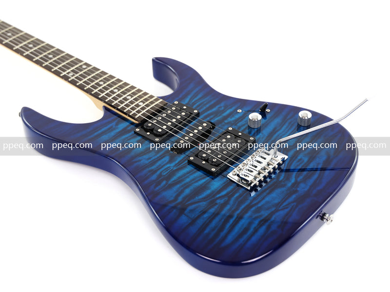 RG GIO Style 6-String Glossy Finish Electric Guitar with Single-Direction Tremolo (YMZ-267)