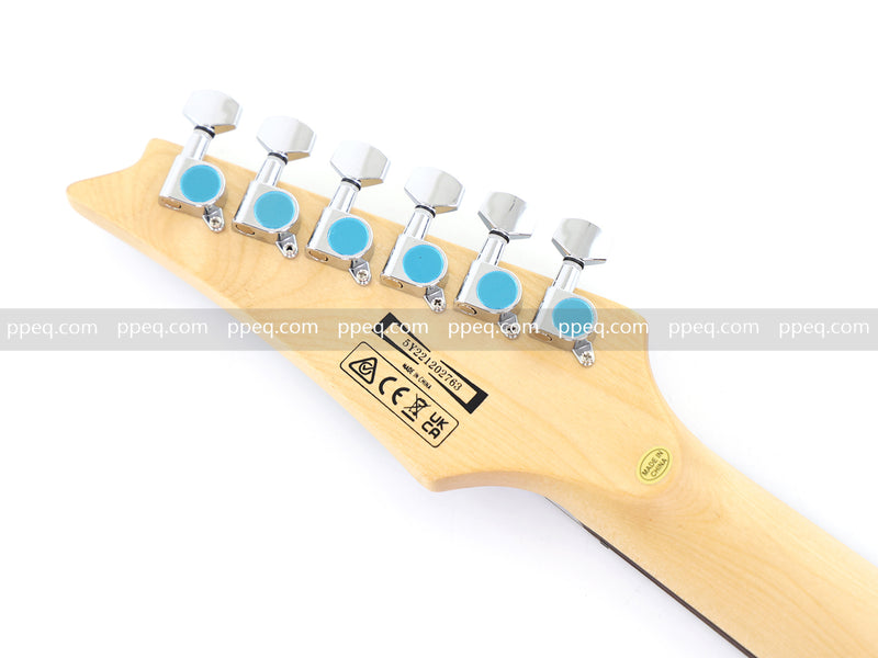 RG GIO Style 6-String Glossy Finish Electric Guitar with Single-Direction Tremolo (YMZ-267)