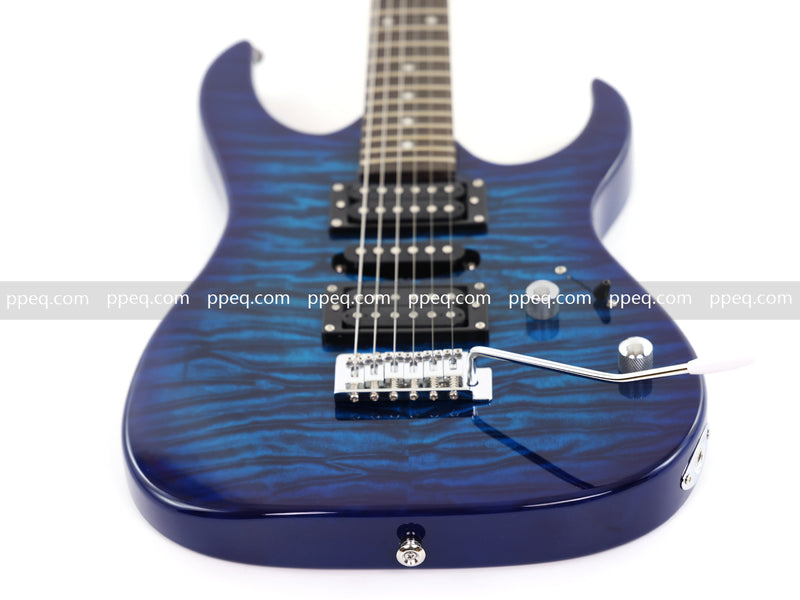 RG GIO Style 6-String Glossy Finish Electric Guitar with Single-Direction Tremolo (YMZ-267)