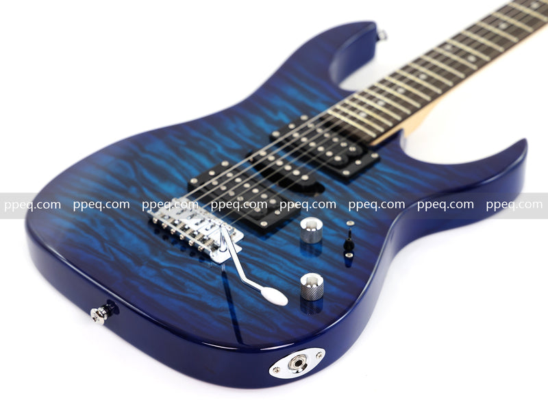 RG GIO Style 6-String Glossy Finish Electric Guitar with Single-Direction Tremolo (YMZ-267)