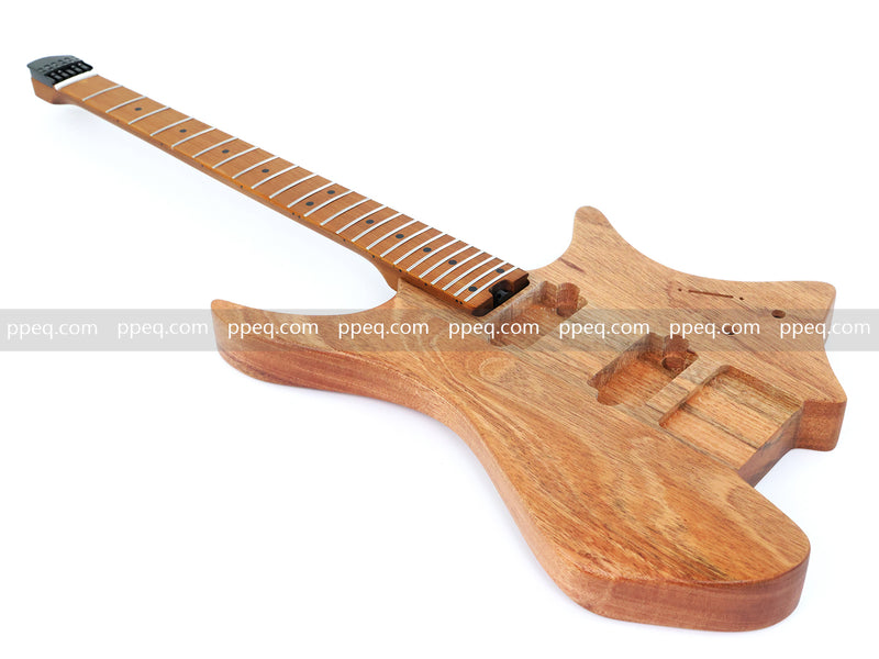 6-String Headless Electric Guitar with Satin Finish (DTH-001, No Hardware)