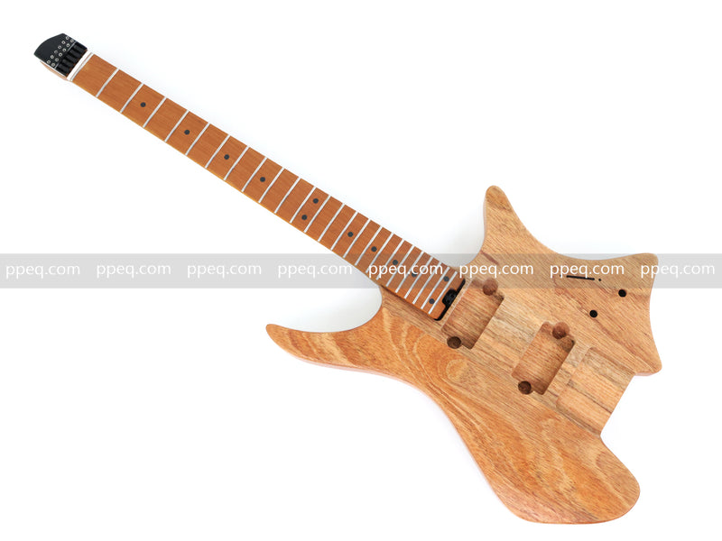 6-String Headless Electric Guitar with Satin Finish (DTH-001, No Hardware)