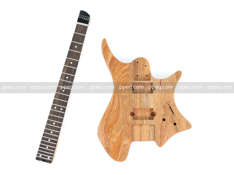 6-String Headless Electric Guitar with Satin Finish (DTH-002, No Hardware)