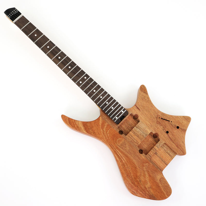 6-String Headless Electric Guitar with Satin Finish (DTH-002, No Hardware)