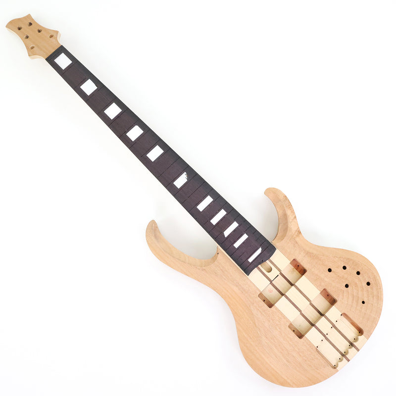 6-String Neck-Through DIY Electric Bass Guitar Kit (NTXY-500, B Level, No Hardware, Limited Edition)