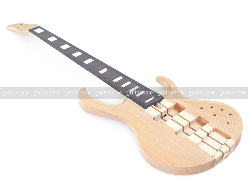 6-String Neck-Through DIY Electric Bass Guitar Kit (NTXY-500, B Level, No Hardware, Limited Edition)