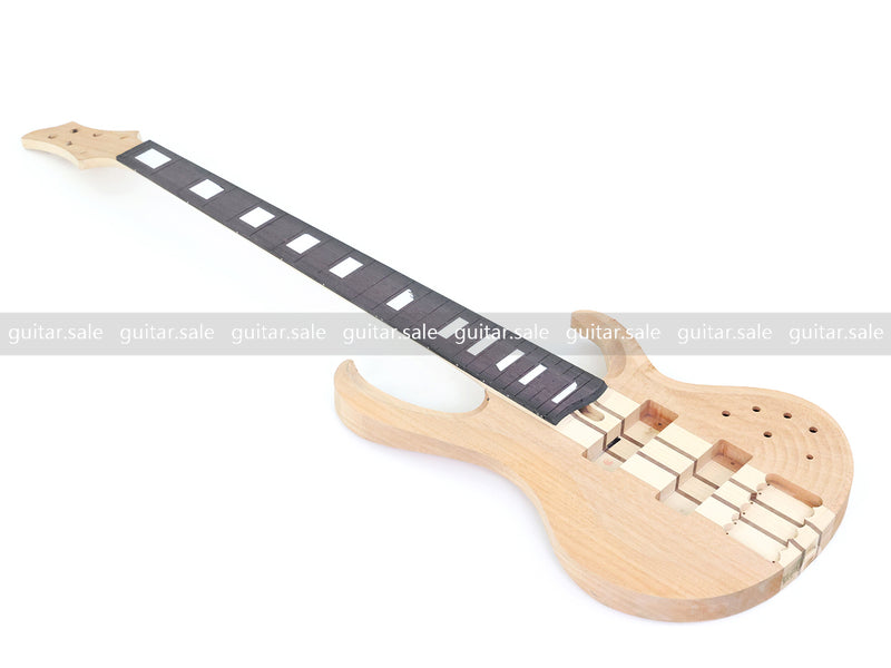 6-String Neck-Through DIY Electric Bass Guitar Kit (NTXY-500, B Level, No Hardware, Limited Edition)
