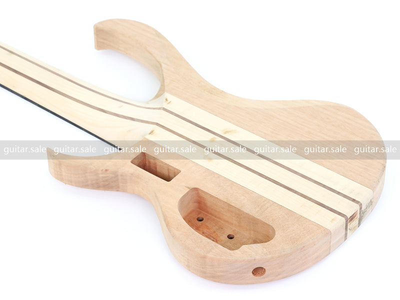 6-String Neck-Through DIY Electric Bass Guitar Kit (NTXY-500, B Level, No Hardware, Limited Edition)