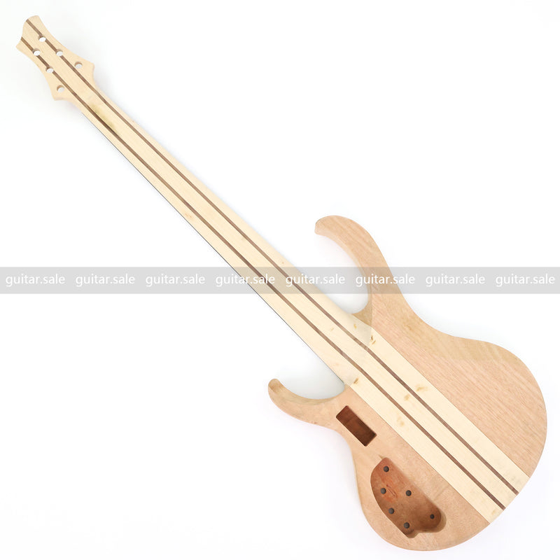 6-String Neck-Through DIY Electric Bass Guitar Kit (NTXY-500, B Level, No Hardware, Limited Edition)