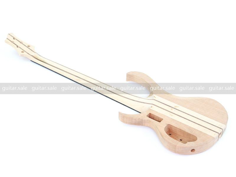 6-String Neck-Through DIY Electric Bass Guitar Kit (NTXY-500, B Level, No Hardware, Limited Edition)