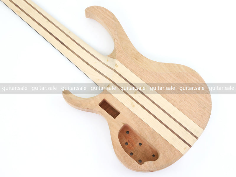 6-String Neck-Through DIY Electric Bass Guitar Kit (NTXY-500, B Level, No Hardware, Limited Edition)