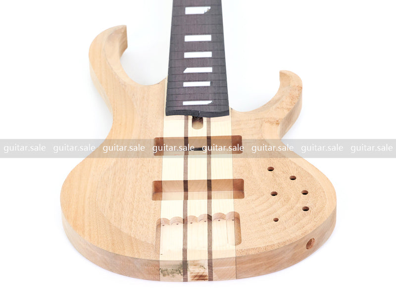 6-String Neck-Through DIY Electric Bass Guitar Kit (NTXY-500, B Level, No Hardware, Limited Edition)