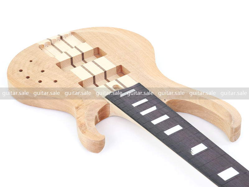 6-String Neck-Through DIY Electric Bass Guitar Kit (NTXY-500, B Level, No Hardware, Limited Edition)