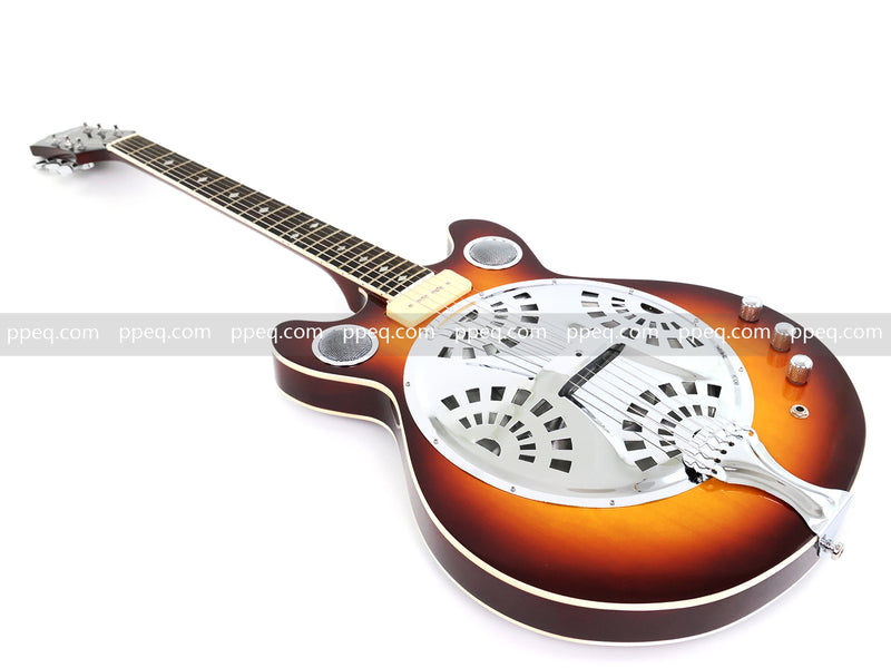 6-String Resonator Electric Guitar with Gloss Sunburst Finish (PHY-149)