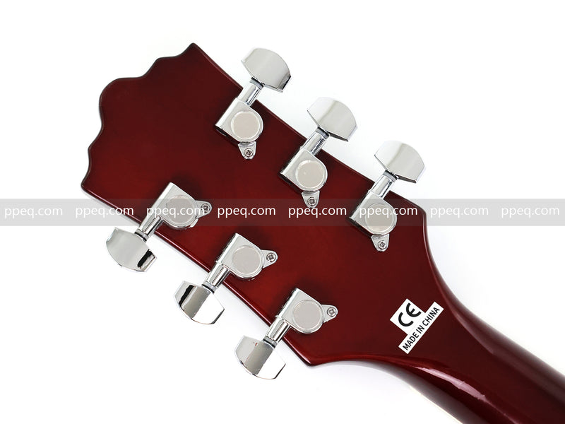 6-String Resonator Electric Guitar with Gloss Sunburst Finish (PHY-149)