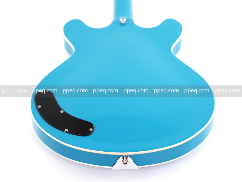 6-String Resonator Electric Guitar with Gloss Turquoise Blue Finish (HY-2545)