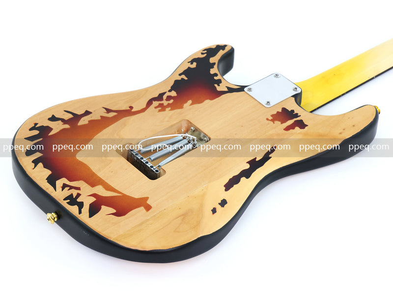 6-String SRV Stevie Ray Vaughan ST Style Relic Electric Guitar (SRV-001)