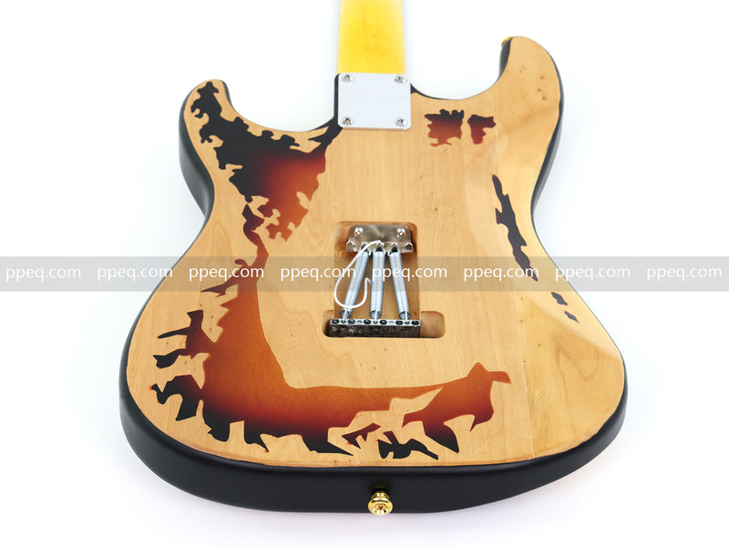 6-String SRV Stevie Ray Vaughan ST Style Relic Electric Guitar (SRV-001)